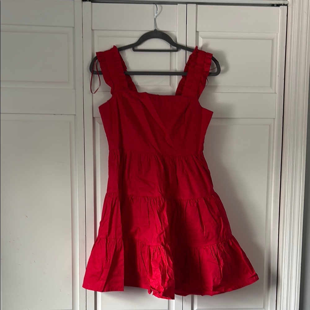 Red Sleeveless Dress